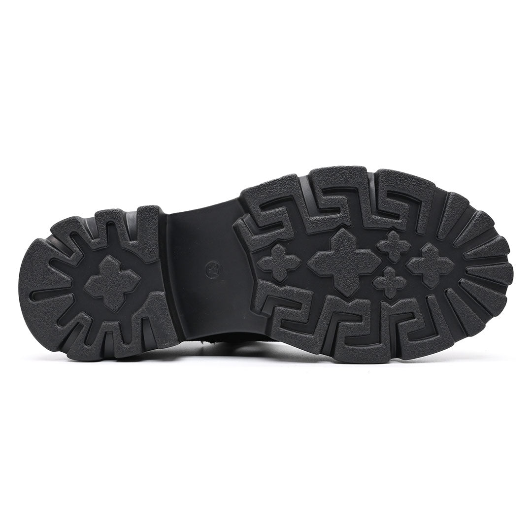 Pantofi casual de dama,Din piele ecologica intoarsa,T-P1249,Negru