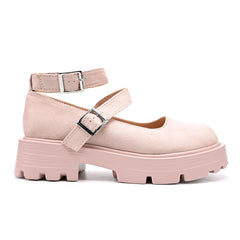 Pantofi casual de dama,Din piele ecologica,T-P1244,Bej