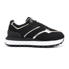 Pantofi sport De dama,Din material textil,T-D1404,Negru