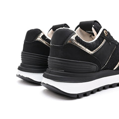 Pantofi sport De dama,Din material textil,T-D1404,Negru