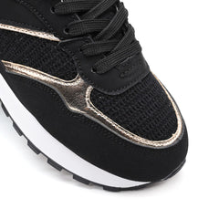 Pantofi sport De dama,Din material textil,T-D1404,Negru